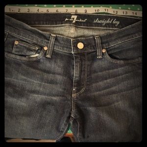 7 for all mankind Straight Leg Jeans